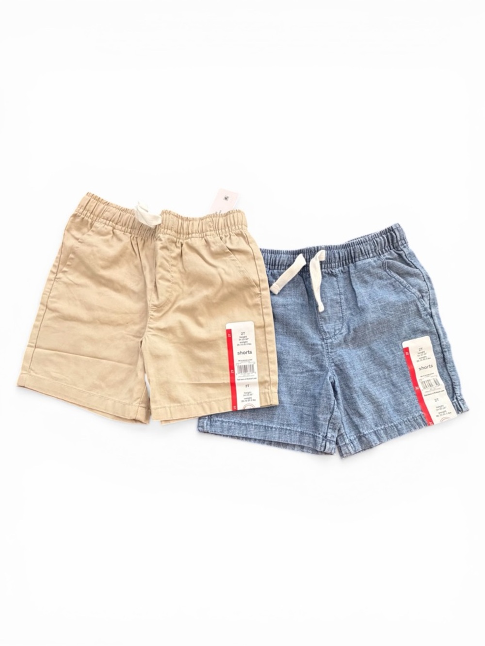 wonder nation Cotton Drawstring Shorts - 2 Pack NWT
